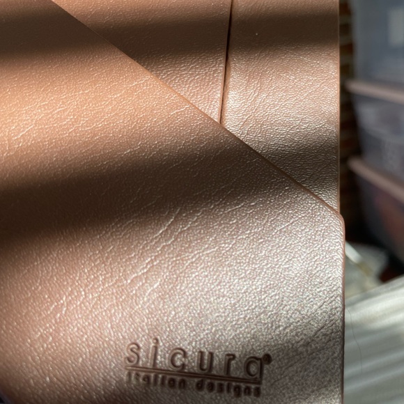 Sicira 4x6 Leather Frame, Brown and Turquoise Never Used - Picture 4 of 10